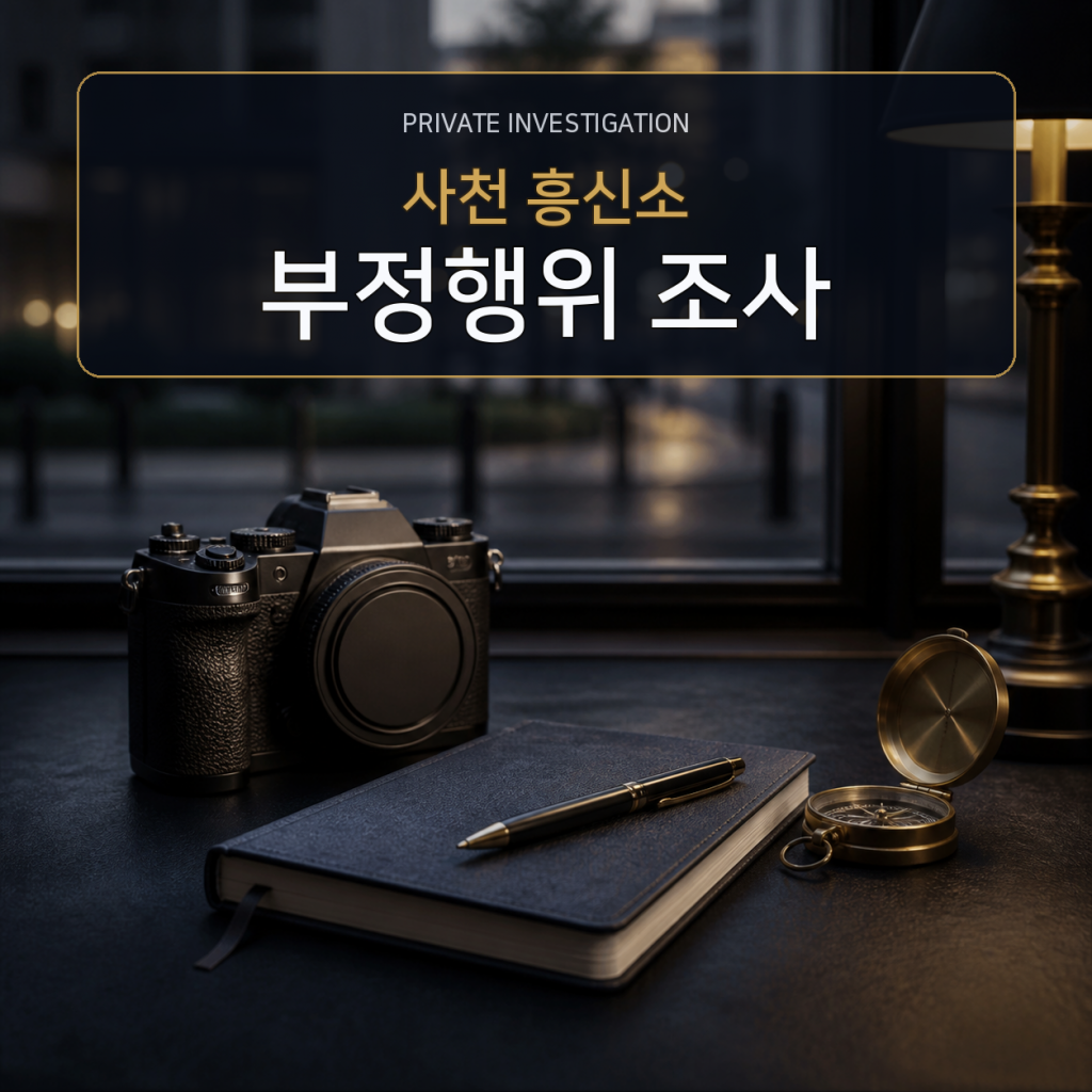 사천 부정행위 사실조사 전문 흥신소